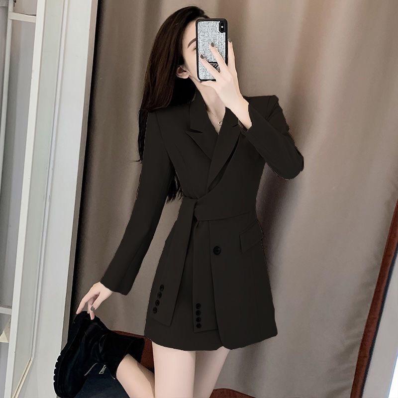 Áo Blazer Nữ Thiết Kế Dáng Dài Phong Cách Hàn Quốc Mẫu Mới Đẹp Mã RB01