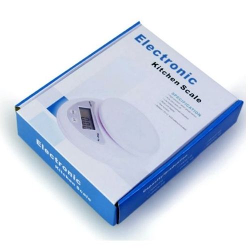 Cân điện tử mini nhà bếp 5kg CÓ Khay đựng Tặng Kèm Pin. Cân chia thực phẩm nhà bếp tiện lợi, làm bánh cân điện tử sẽ cân được trọng lượng của các nhiên liệu.