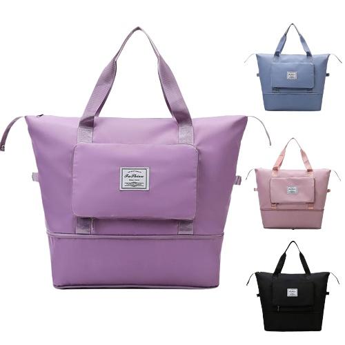 Túi Du Lịch Đa Năng Túi Xách Nữ Cỡ Lớn 2 Tầng Chống Thấm Đựng Hành Lý Cao Cấp Gấp Gọn