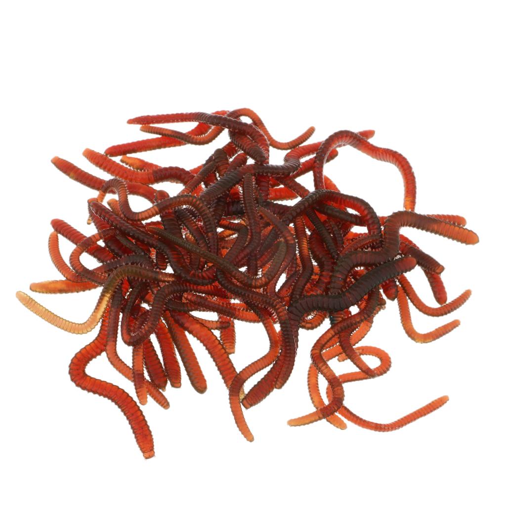Artificial Simulation Earthworm Clamworm Fishing Lure Bionic Lifelike Bait