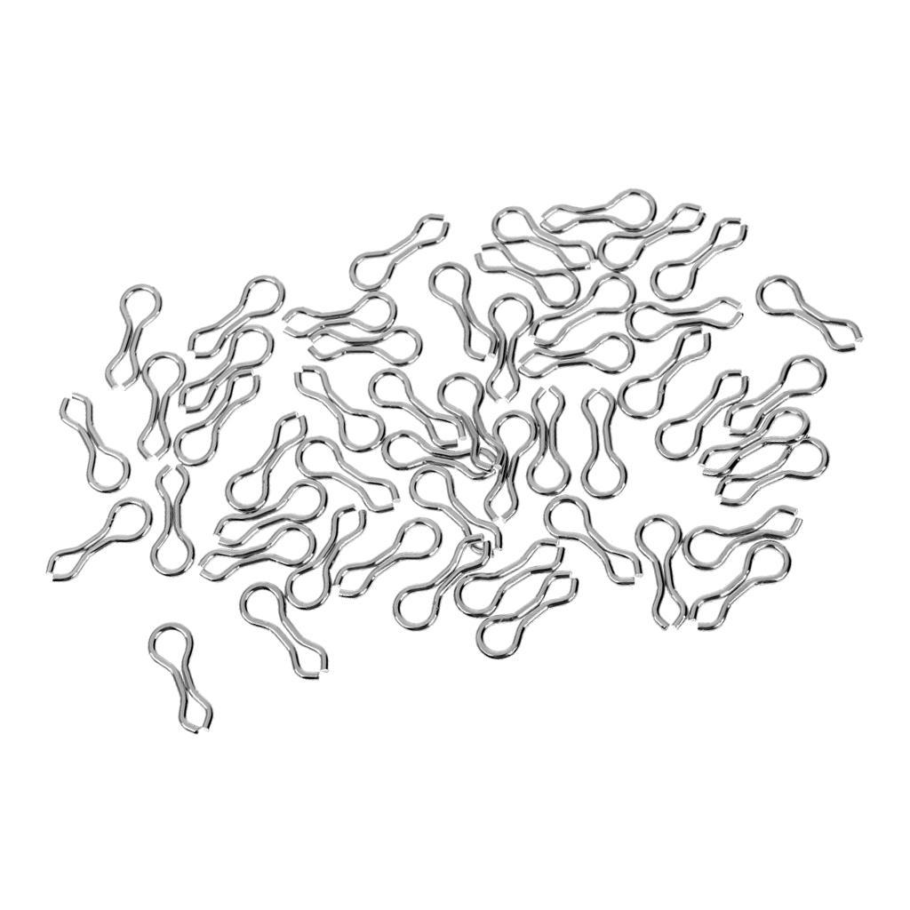 50 Pieces Alloy Brass Eye Grommets for Weight Mold Material