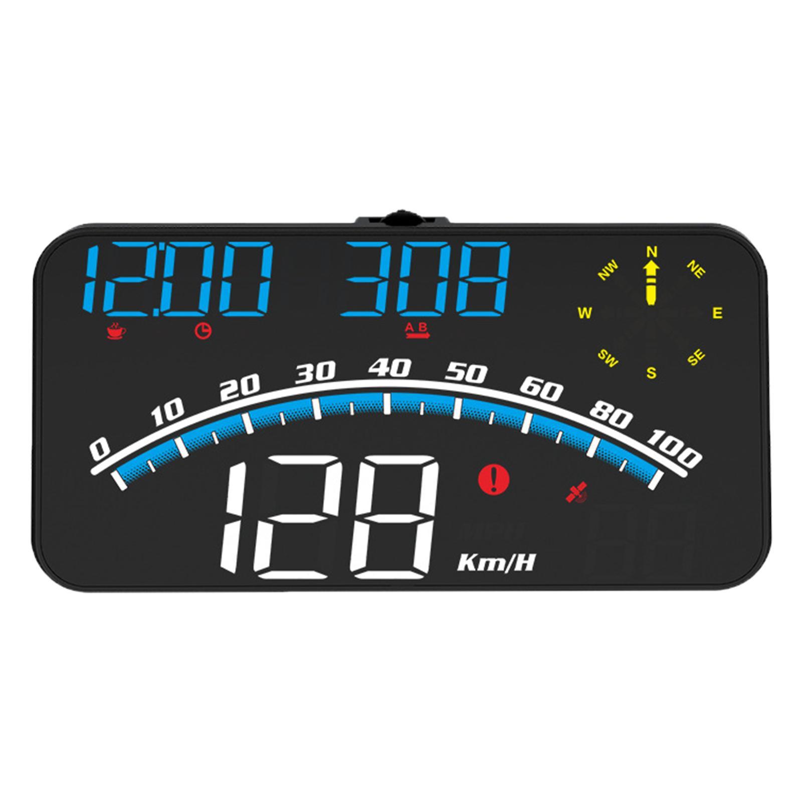 Universal HUD Head up Display Speedometer Direction 4 inch Fit for Vehicle