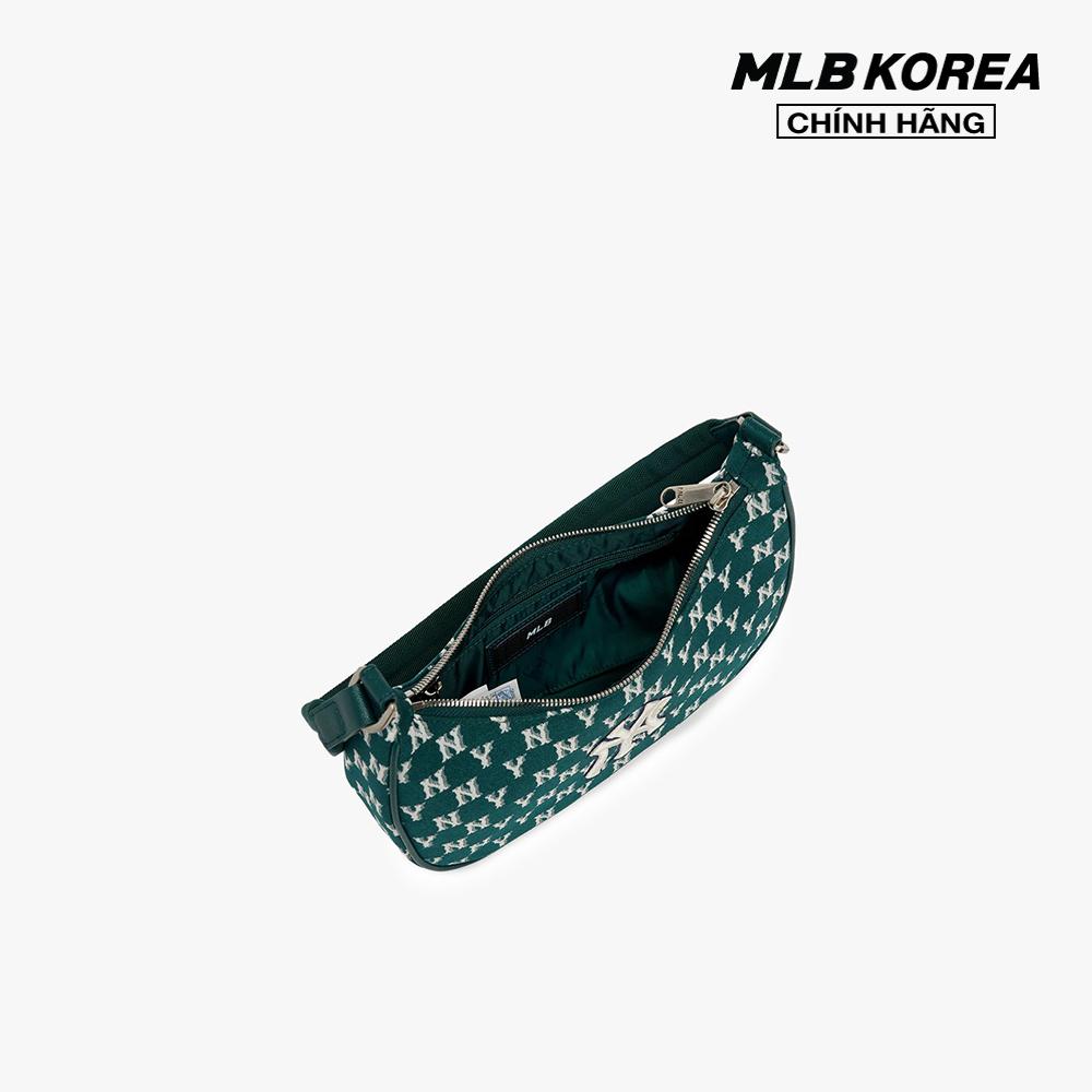 MLB - Túi đeo vai chữ nhật Classic Monogram Jacquard Hobo 3ABQS102N