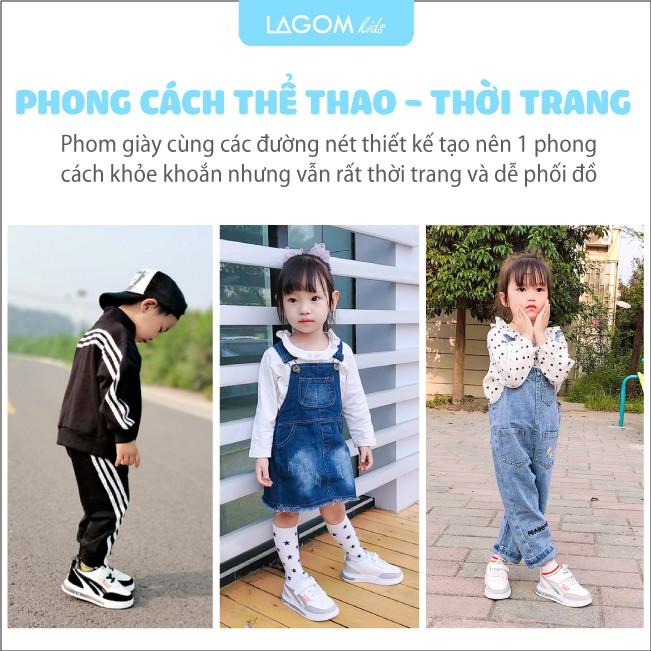 Giày Trẻ Em Bé Trai &amp; Bé Gái - Dáng Thể Thao Quai Dán Có Đèn Nháy| 1-3-5 Tuổi GS168