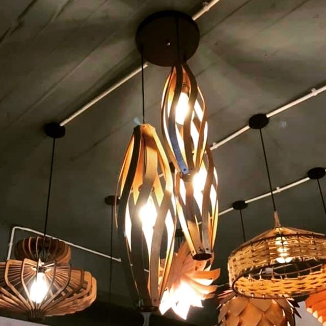 Đèn thả gỗ đẹp