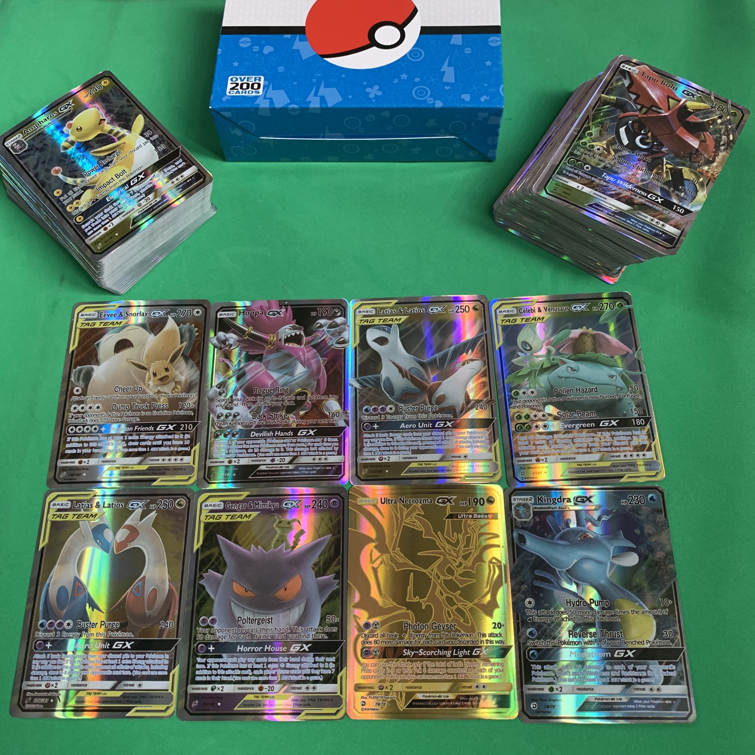 Bộ Thẻ Bài Pokemon 200 Thẻ (200Gx) Chơi Đối Kháng New Đẹp