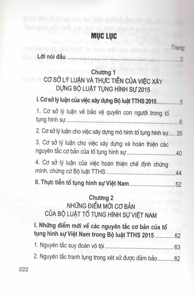 Cở Sở Lý Luận Và Thực Tiễn Của Bộ Luật Tố Tụng Hình Sự 2015