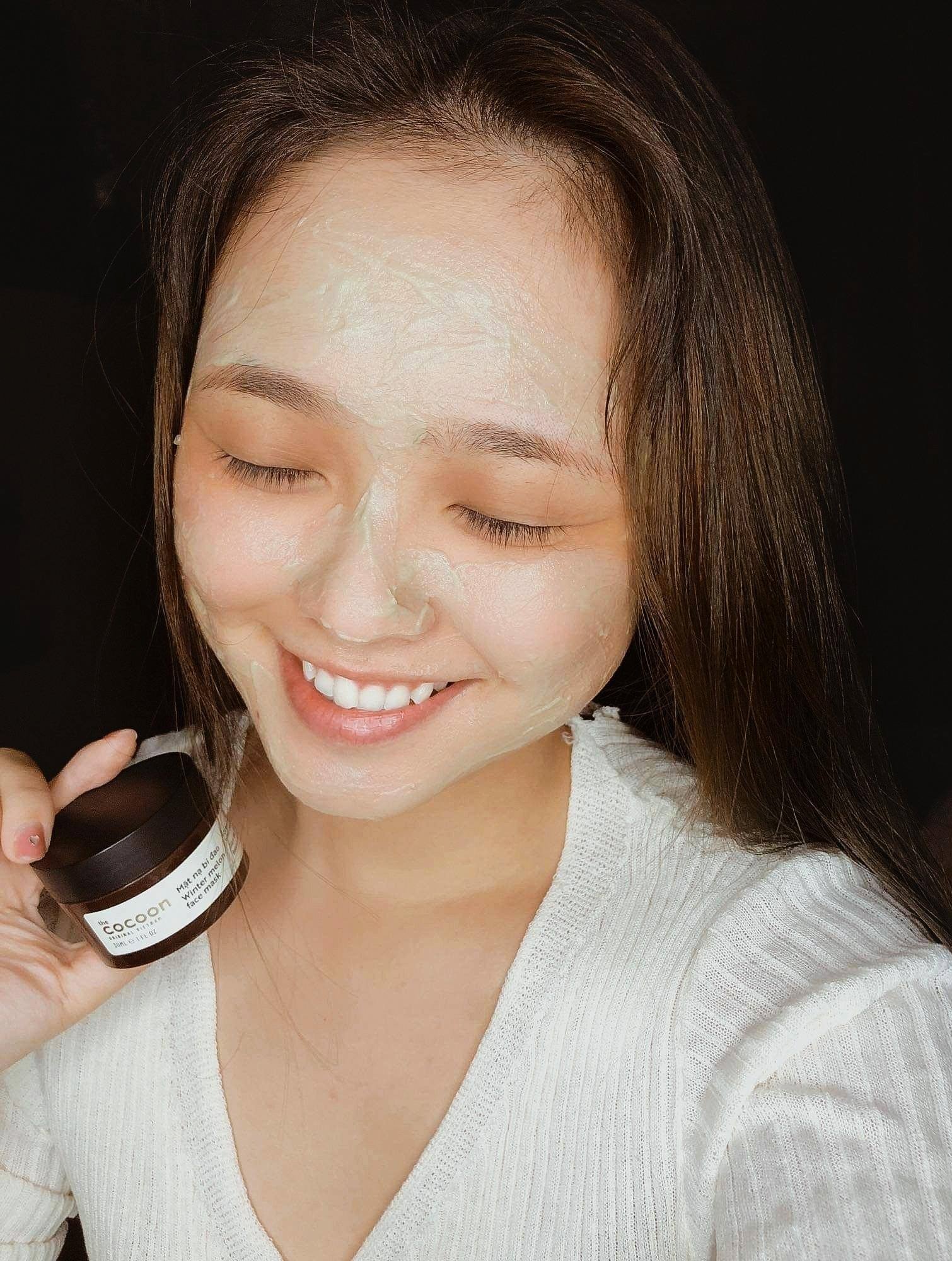 Mặt Nạ Cocoon Bí Đao Giảm Dầu, Giảm Mụn, Cấp Ẩm & Sáng Da - Winter Melon Face Mask 30mL