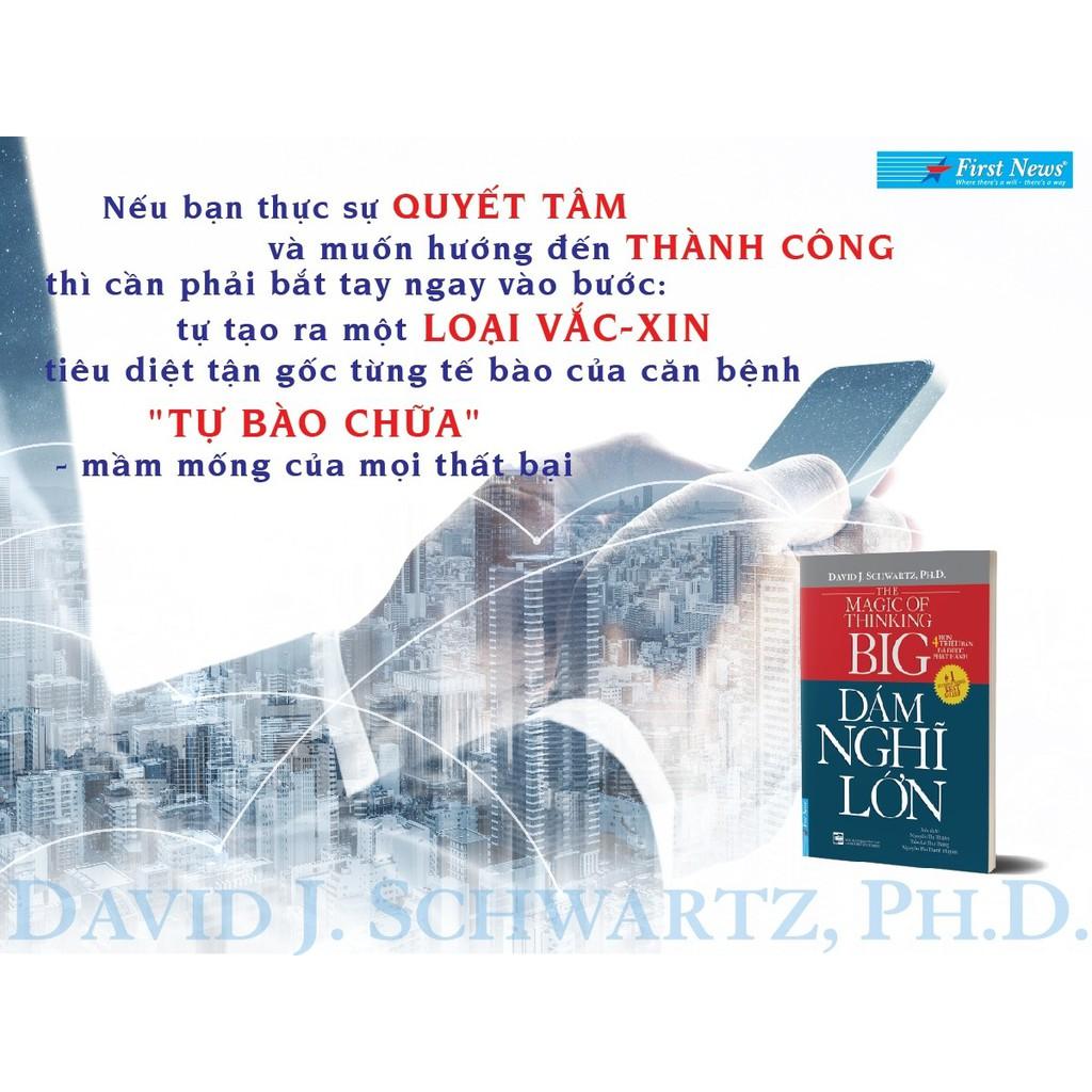 Sách - Combo Câu Chuyện Ly Kỳ Từ Cậu Bé Giao Báo + Dám Nghĩ Lớn  - First News