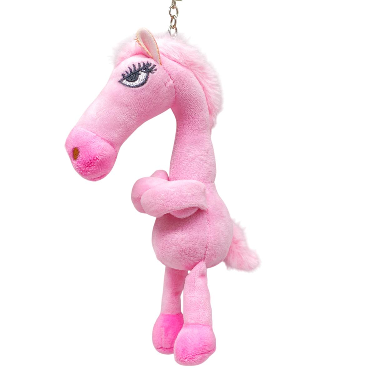 Móc Khoá Thú Bông Hình Ngựa - ZMGJ - Màu Hồng