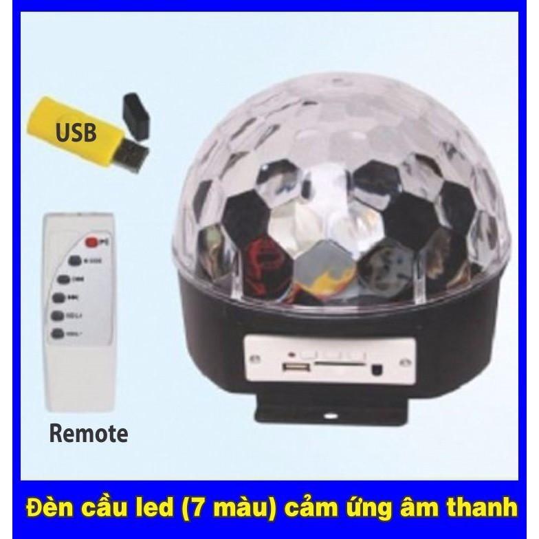 Đèn Led Xoay Vũ Trường Laser 7 Màu, Đèn Sân Khấu, Vũ Trường, Bar, Dành Cho Dân Bay, Tặng Kèm Đuôi Cắm