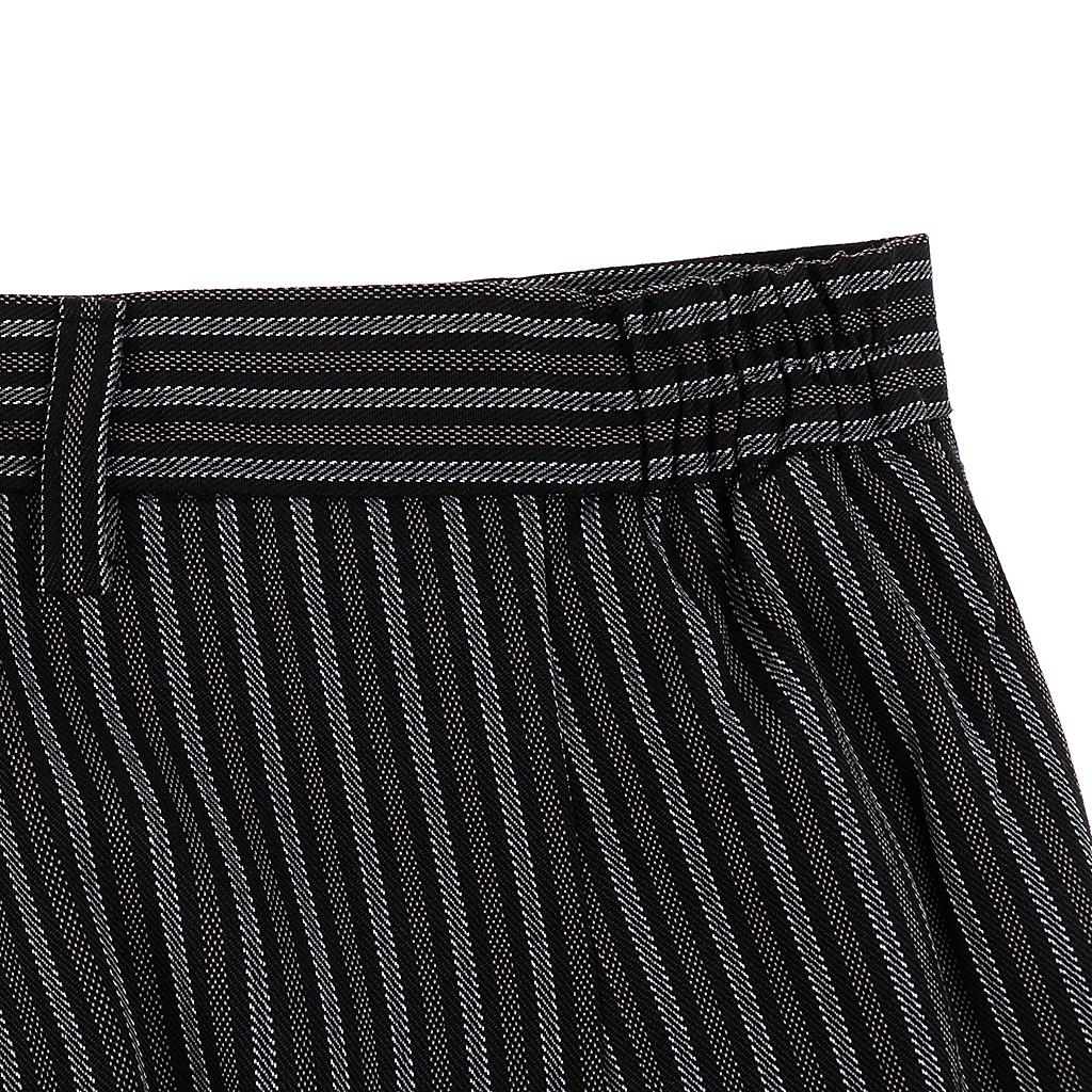 Professional Chef Trousers 2 Pockets Cotton Stripe Work Pants for Mens Womens