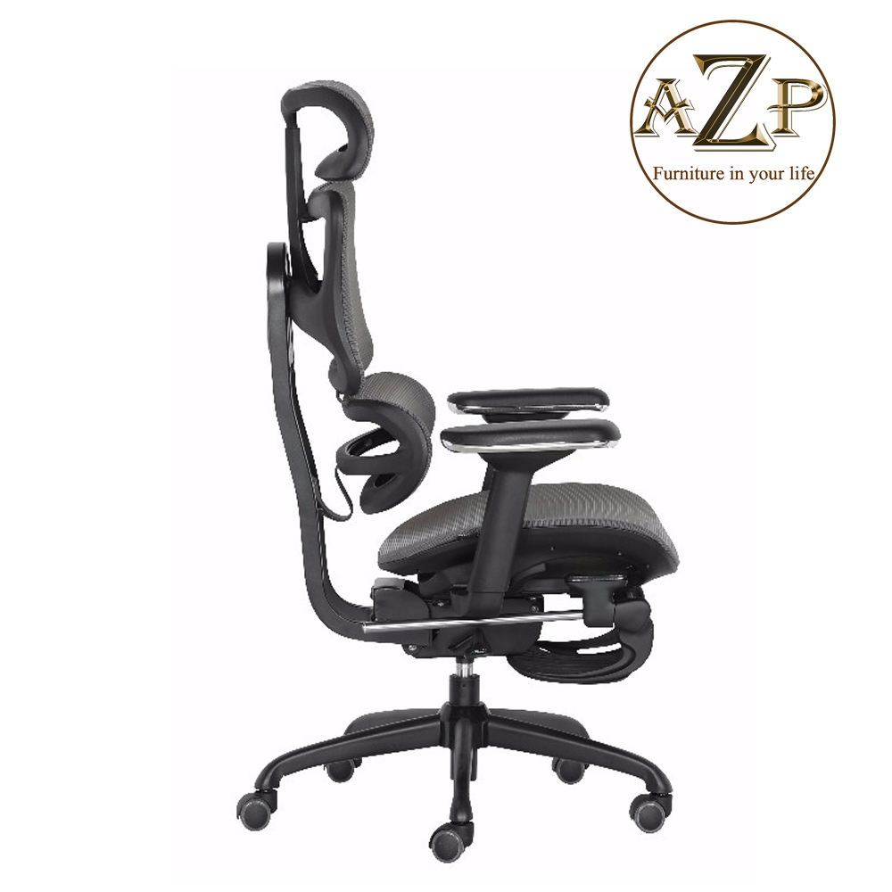 Hình ảnh Ghế Giám Đốc Khung Thép 100% AZP FURNITURE Ergonomic AZP-9187CC Phân Khúc Cao Cấp - Dòng Full Lưới - Best Choice Hỗ trợ Lưng