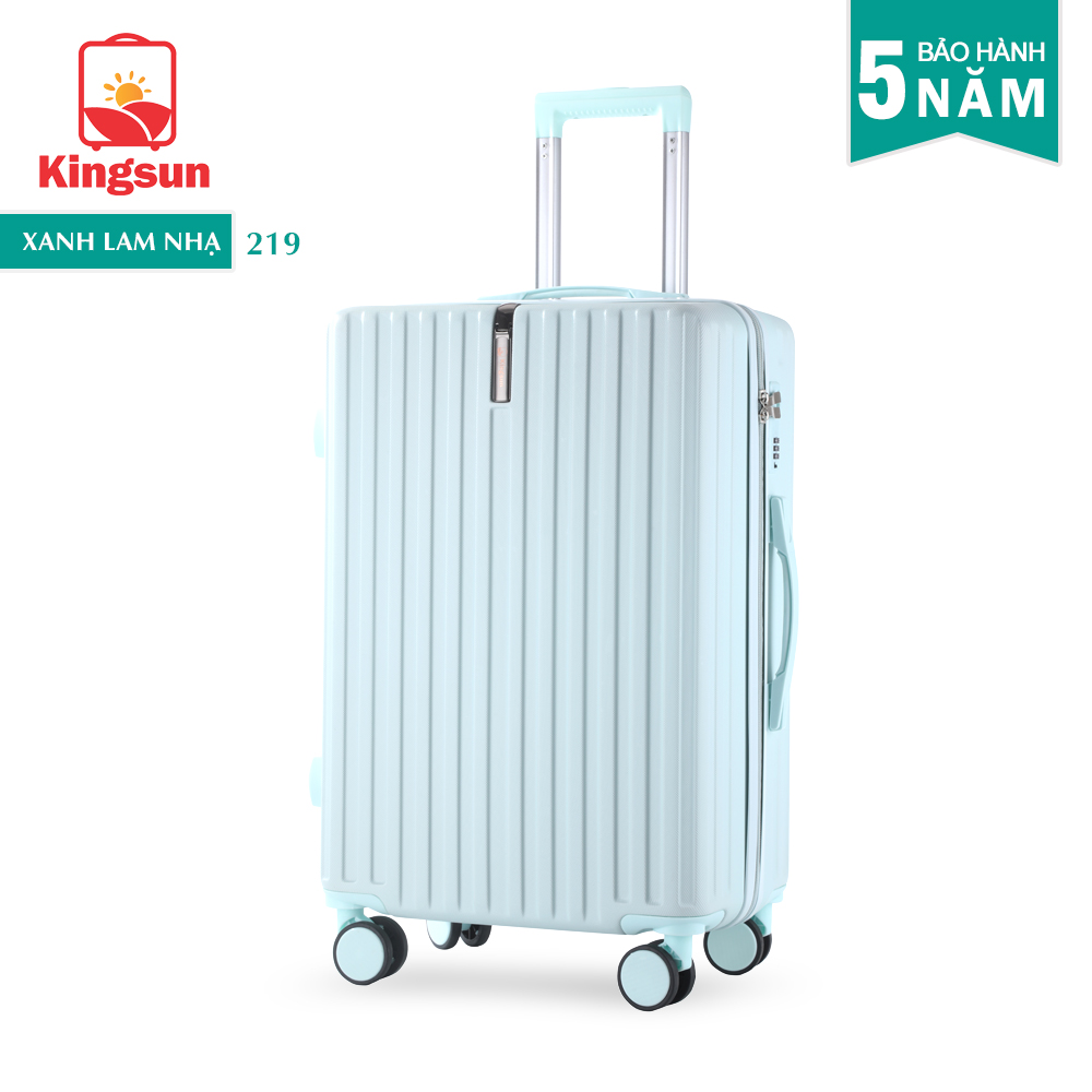 Vali kéo du lịch cao cấp bảo hành chính hãng Size 24inch-KS 219 - Xanh lam nhạt