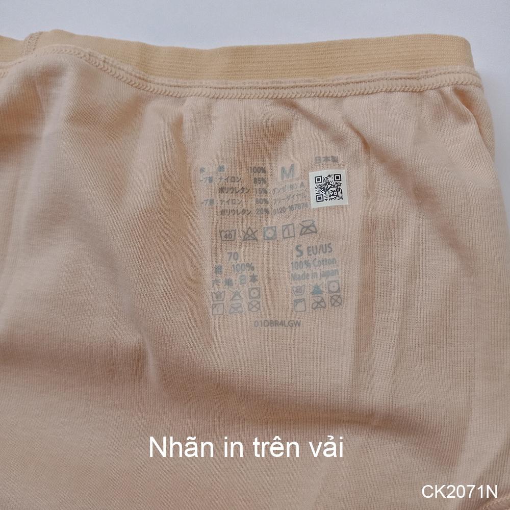 Quần lót kháng khuẩn 100% cotton nguyên bản của Gunze Nhật Bản CK2071N