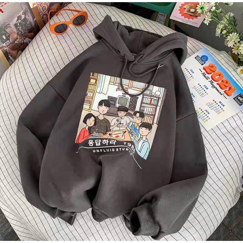 Áo Nỉ Hoodie Lớp Học Unisex Form Rộng Nhiều Màu