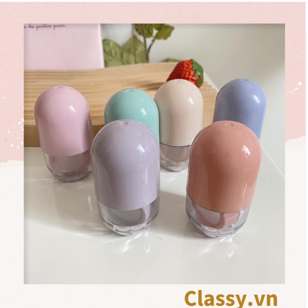 Khay đựng lens, kính áp tròng Classy đẹp hình trụ nhỏ gọn nhiều màu pastel PK1310