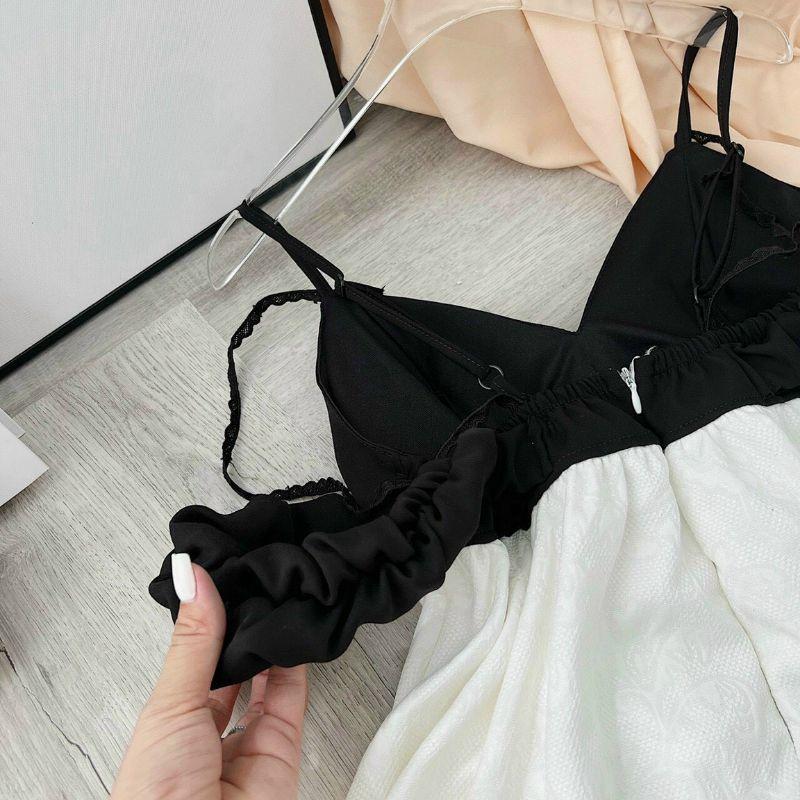 ĐẦM BABYDOLL 4 DÂY DÁNG XOÈ