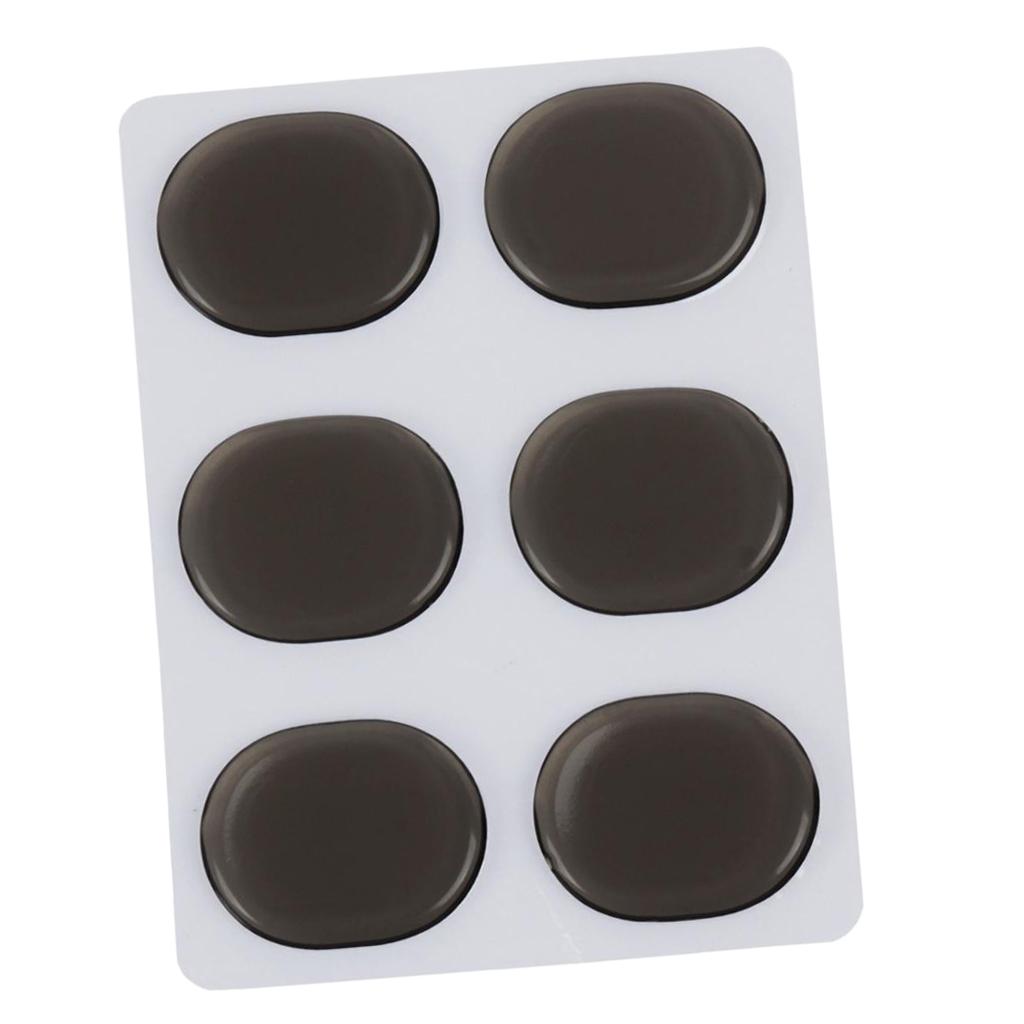6Pcs Drum Set Practice Pads Drum Replacement Parts for Drum Lovers Coffee