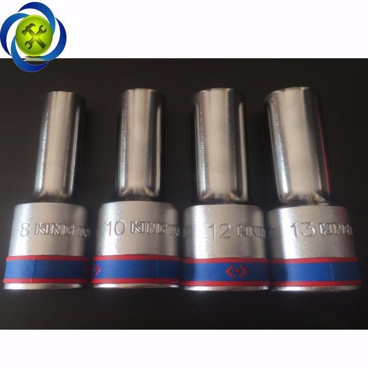 Tuýp 10mm 1/2 Kingtony 423510M loại dài 6 cạnh màu trắng