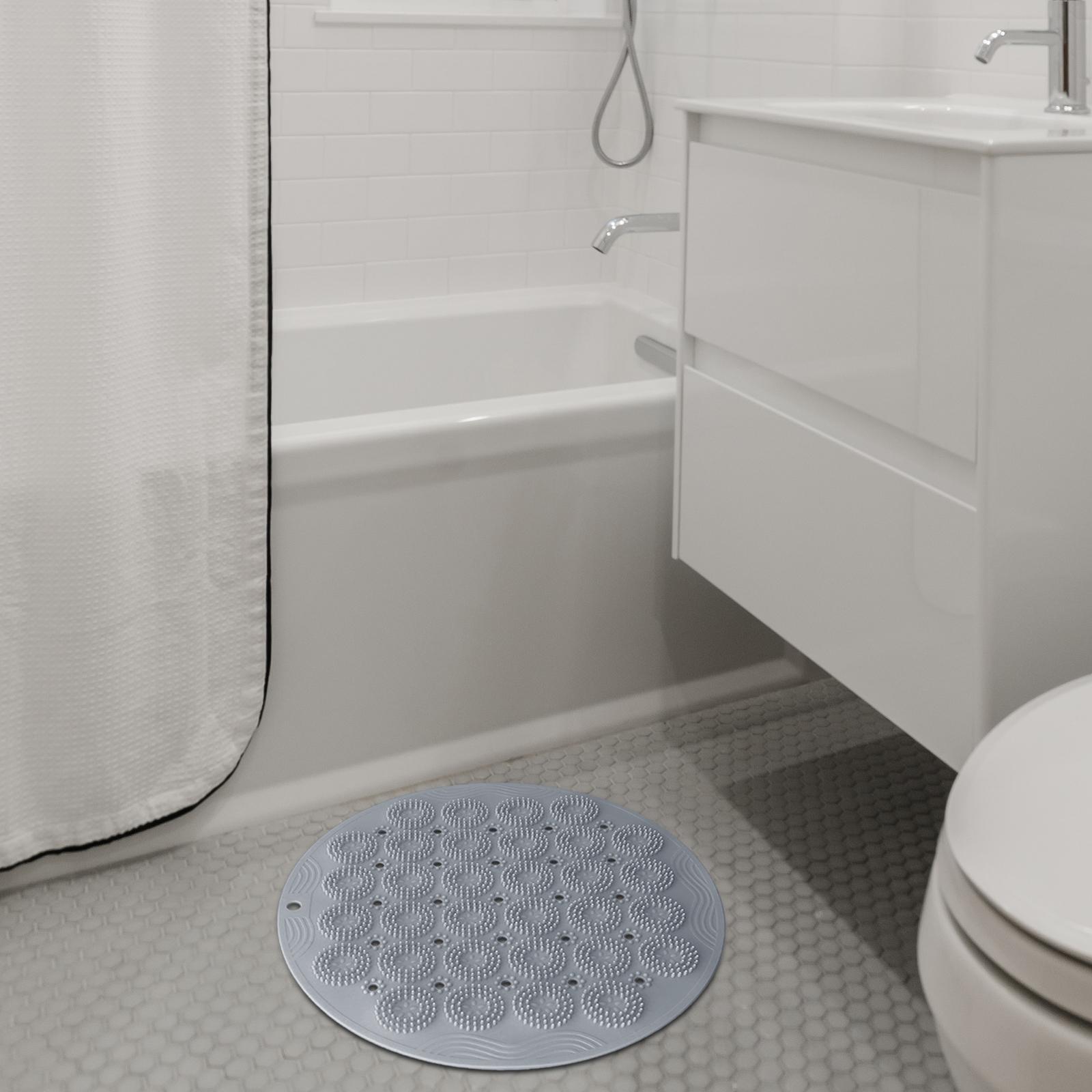Bath Massage Cushion Brush with Suction Cups Multifunctional for Bathroom