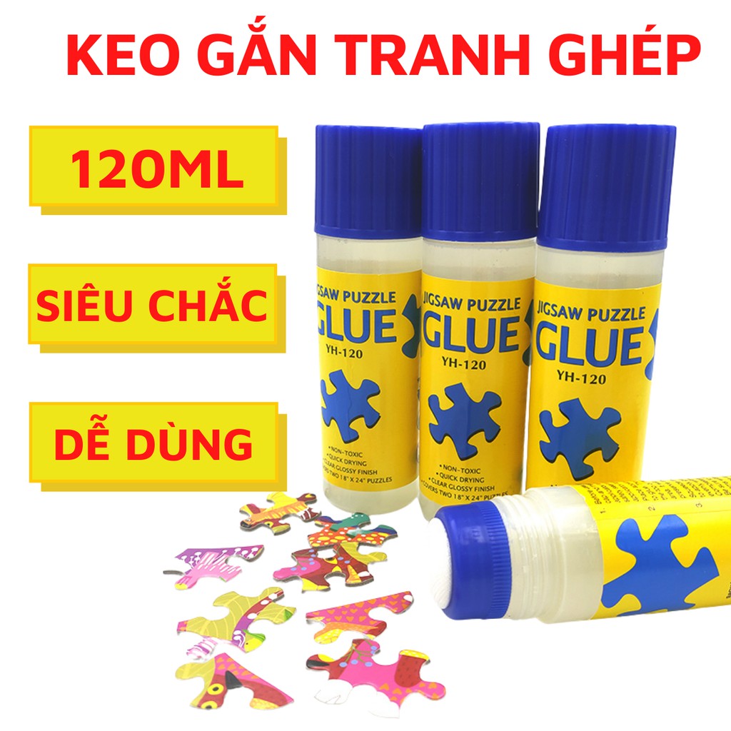 Keo Dán Tranh Ghép Hình 120ml/Keo Dán Puzzle/Keo Dán Jigsaw Puzzle Glue