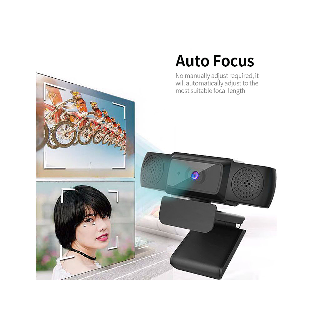 Webcam 1080P có Micrô giảm tiếng ồn để Trò chuyện Video