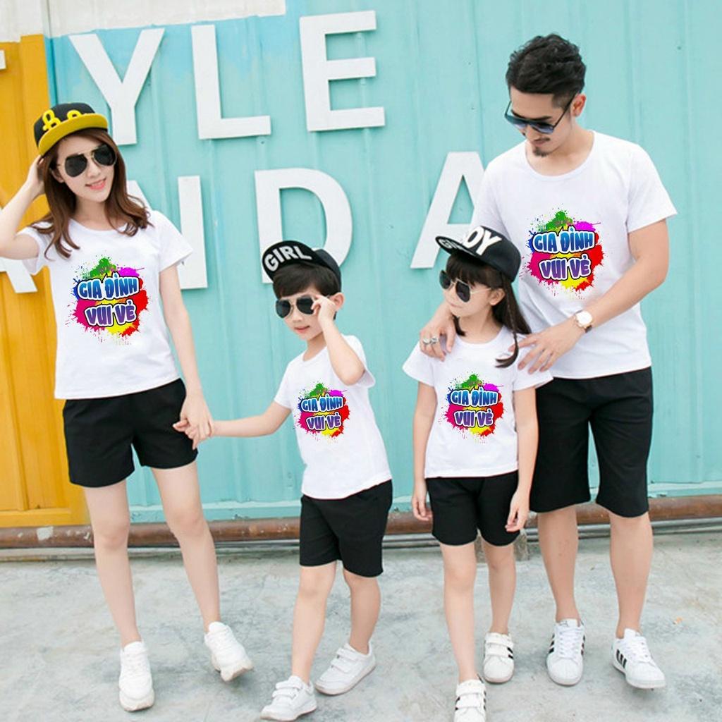 Áo gia đình, đồng phục nhóm siêu đẹp, siêu xinh . Chất liệu vải Cotton loại 1 thoáng mát đủ size từ 8 đến 100kg .