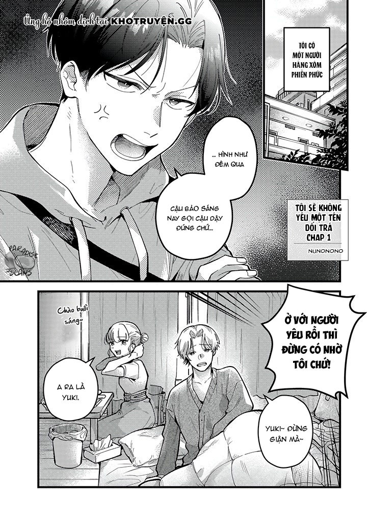 tôi sẽ không phải lòng tên gian manh như cậu chapter 1 2