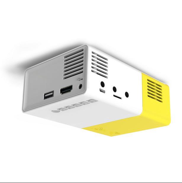 Máy chiếu YG300 mới thuận lợi nhất mini micro yg300 giải trí máy chiếu điện thoại LED di động tại nhà