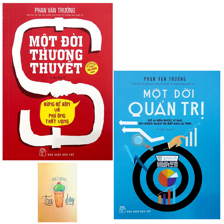 Combo Một Đời Quản Trị và Một Đời Thương Thuyết ( Tặng Kèm Sổ Tay )