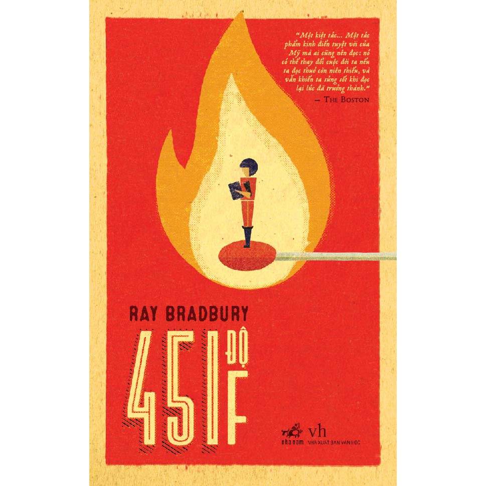 Sách - 451 độ F (Ray Bradbury) (Bìa cứng) - Nhã Nam Official