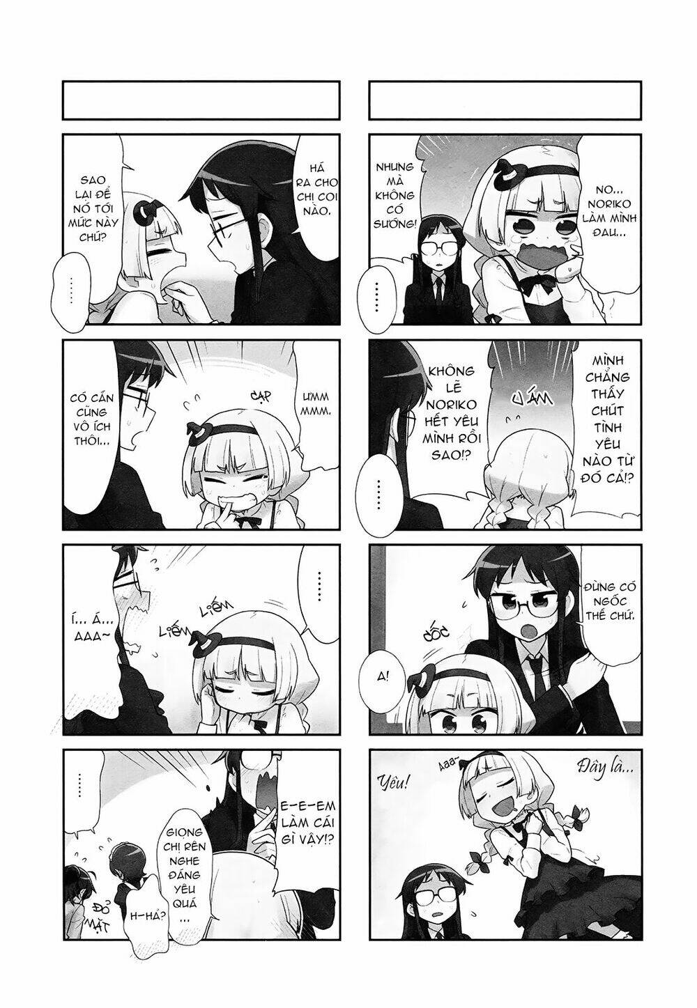 majyo to houki to kurobuchi megane chapter 34 3