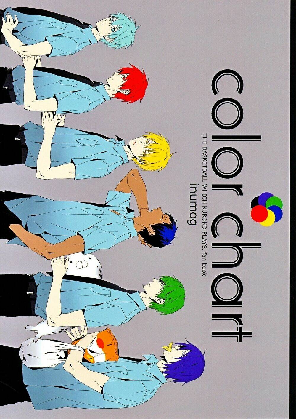 kuroko – tuyển thủ vô hình: color chart 1 chapter 1 3