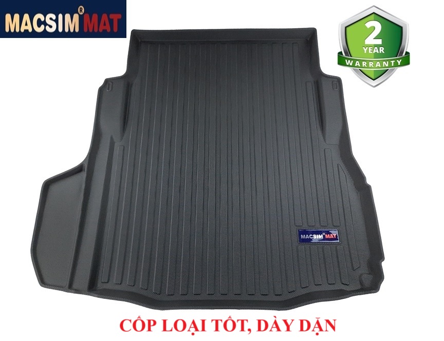 Thảm lót cốp xe ô tô Jaguar XPL nhãn hiệu Macsim chất liệu TPV cao cấp màu đen