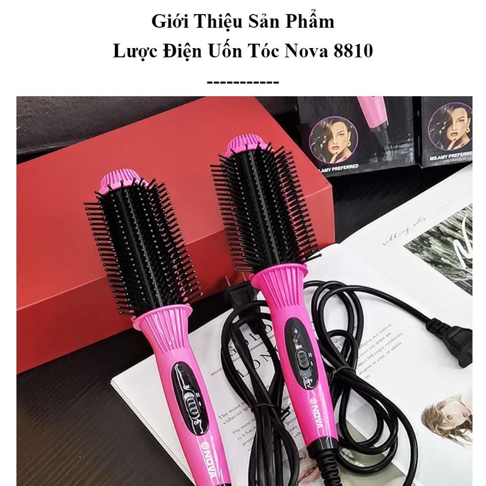 Lược Điện Tạo Kiểu Tóc 3 in 1, Lược Điện Chải Tóc 8810 - Máy Làm Tóc Cầm Tay Uốn Cụp, Xoăn, Thẳng Đa Năng