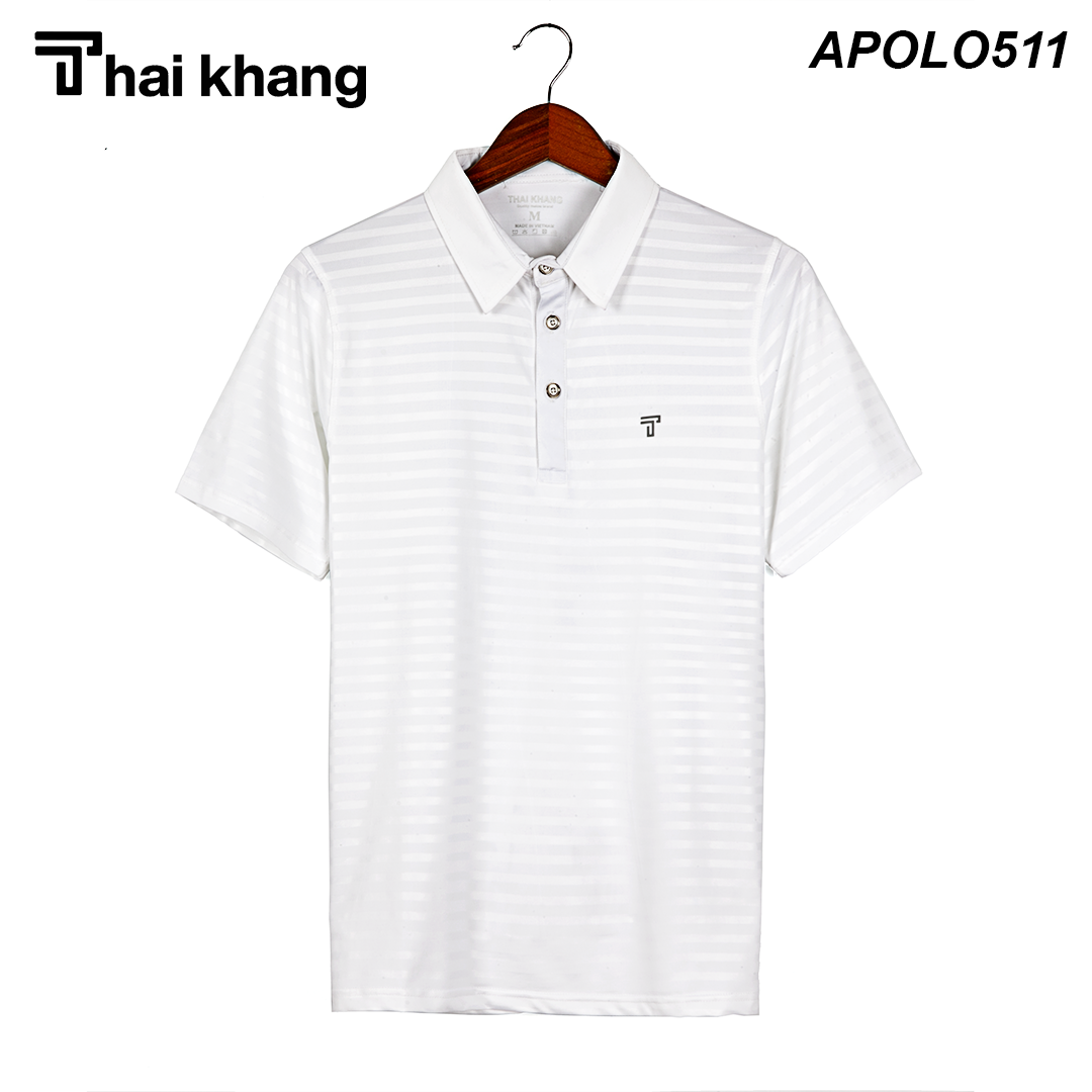 Áo thun nam trung niên Thái Khang vải thun lạnh mặc siêu mát  APOLO51