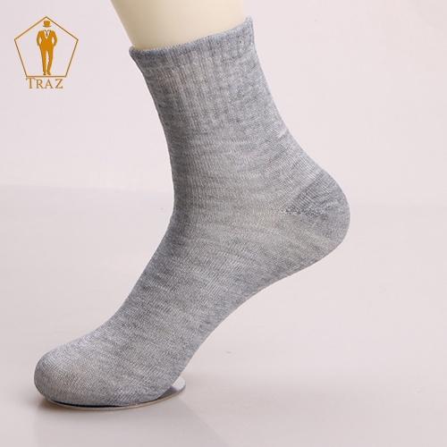 Tất Vớ Trơn TRAZ Cổ Cao, Nam Nữ Trắng Đen Xám Thời Trang Unisex Style Hàn Quốc