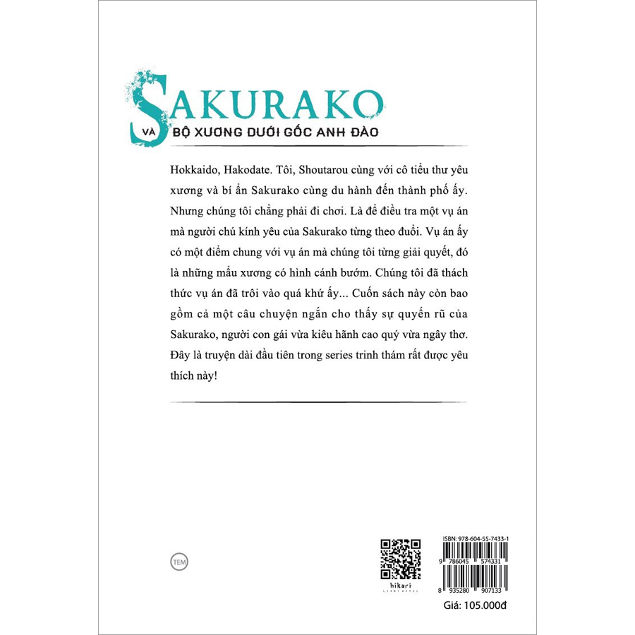 Sakurako Và Bộ Xương Dưới Gốc Anh Đào 5 - Ký Ức Mùa Đông Và Bản Đồ Thời Gian [Tặng Kèm Bookmark]