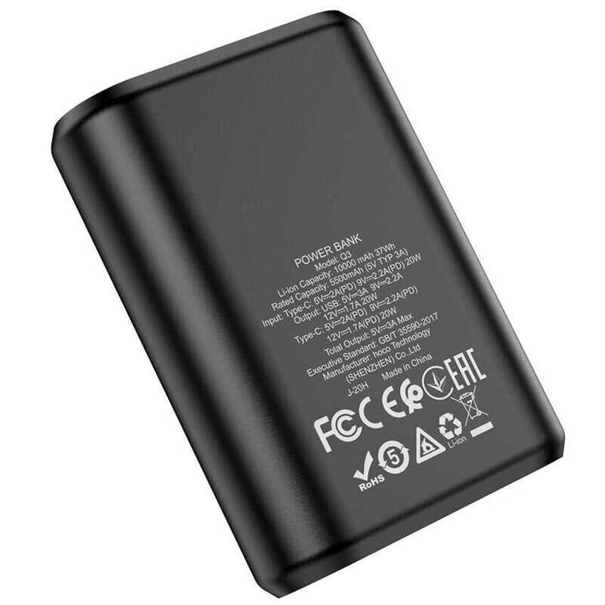 Cục Sạc Dự Phòng Mini HOCO Q3 10,000Mah chính hãng– Công nghệ sạc nhanh QC 3.0 – Sạc 2 máy cùng lúc – Pin Sạc Dự Phòng Siêu Nhỏ bh 12 tháng – Pin Dự Phòng chính hãng – Pin Dự Phòng Mini – Cục Sạc Dự Phòng Hoco có đèn led hiển thị pin