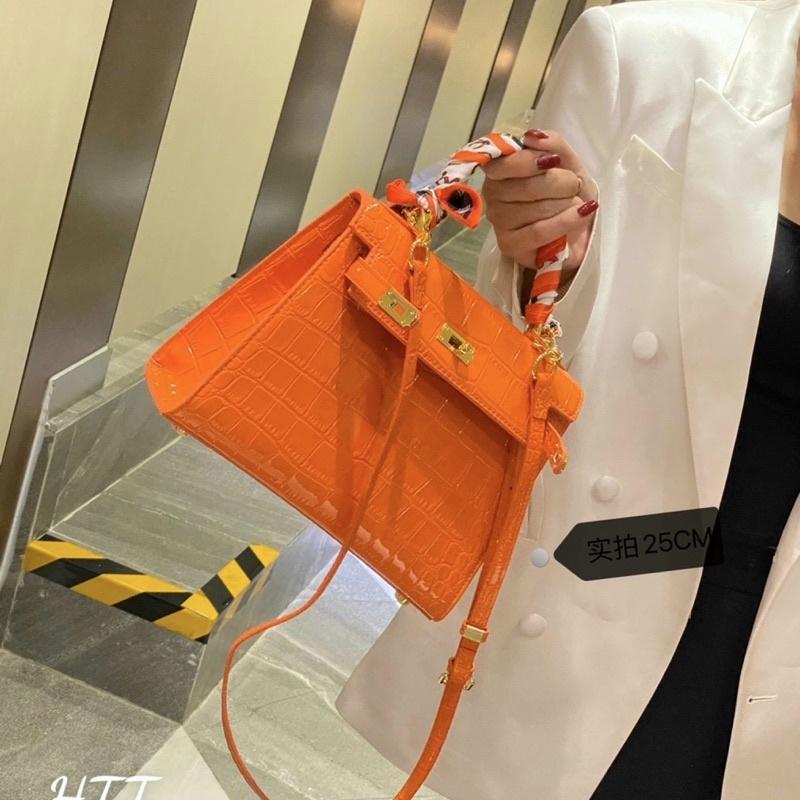 Túi kelly zize 25cm Vân rắn loại VIP phom chuẩn đẹp