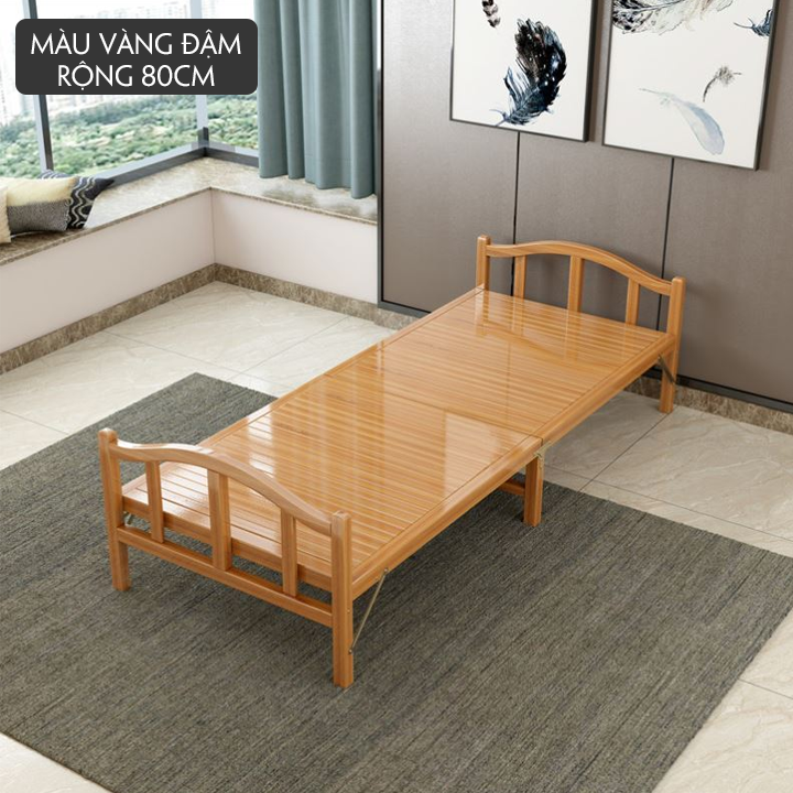 Giường xếp đa năng, giường tre gấp gọn