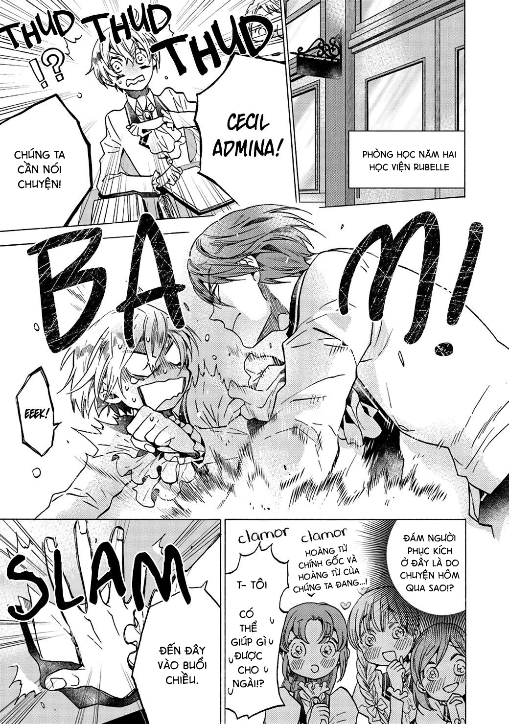 kẻ phản diện, cecilia silvie, không muốn chết, thế nên cô đã cải nam trang chapter 3.1 3