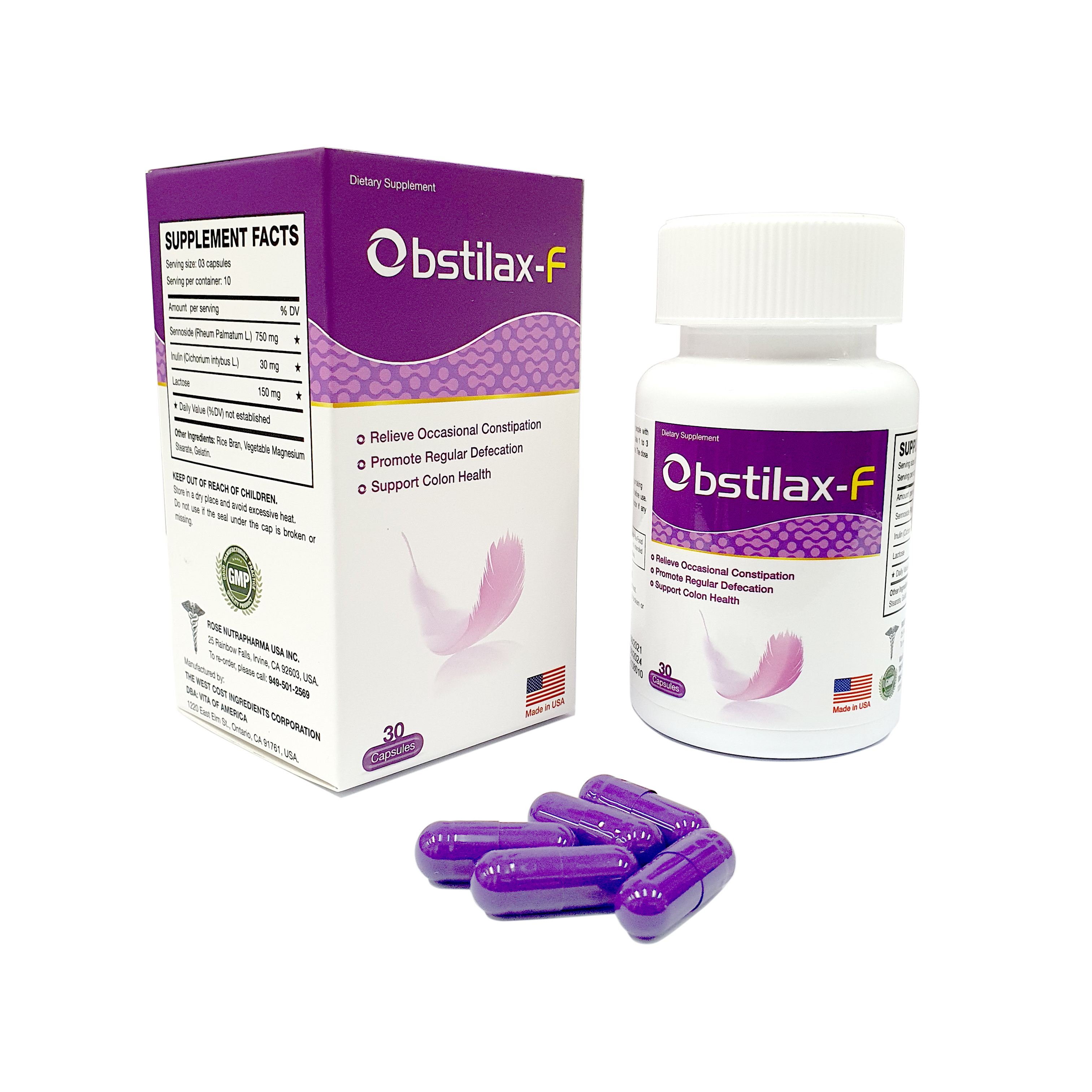 Thực Phẩm Bảo Vệ Sức Khỏe Obstilax-F