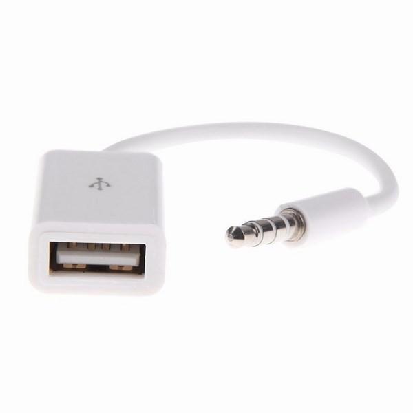 Cáp chuyển đổi 3,5mm AUX ra USB female