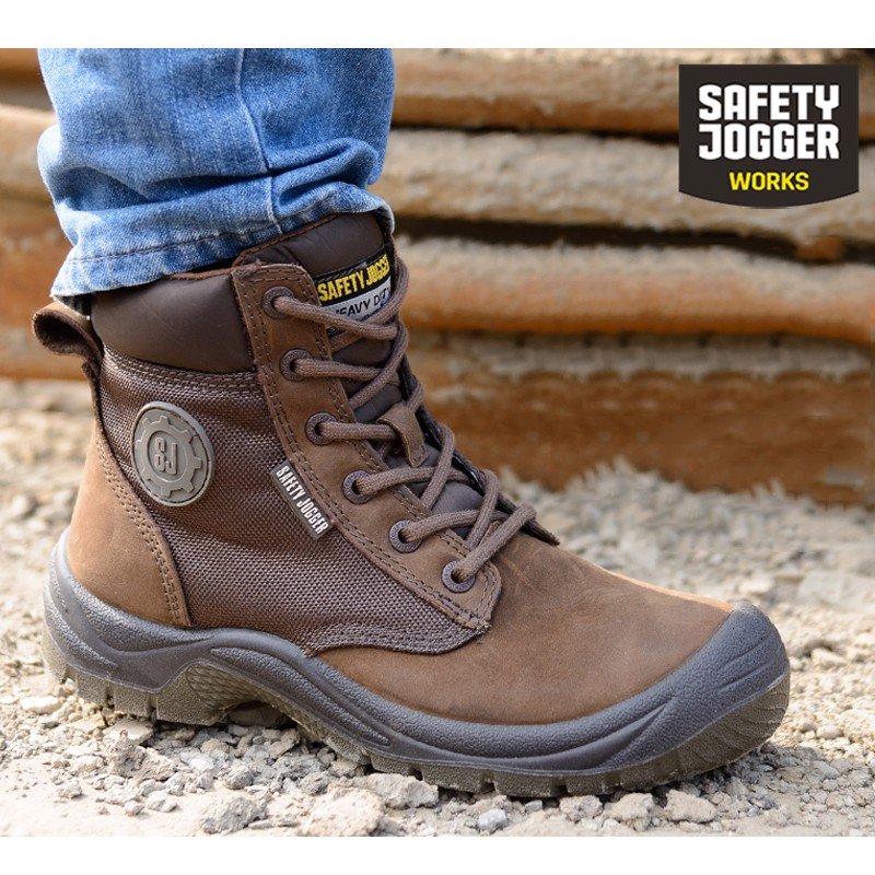 Giày Bảo Hộ Lao Động Safety Jogger Dakar, Da Chất Lượng Cao, Đế PU, Chống Đâm Xuyên, Va Đập Mạnh