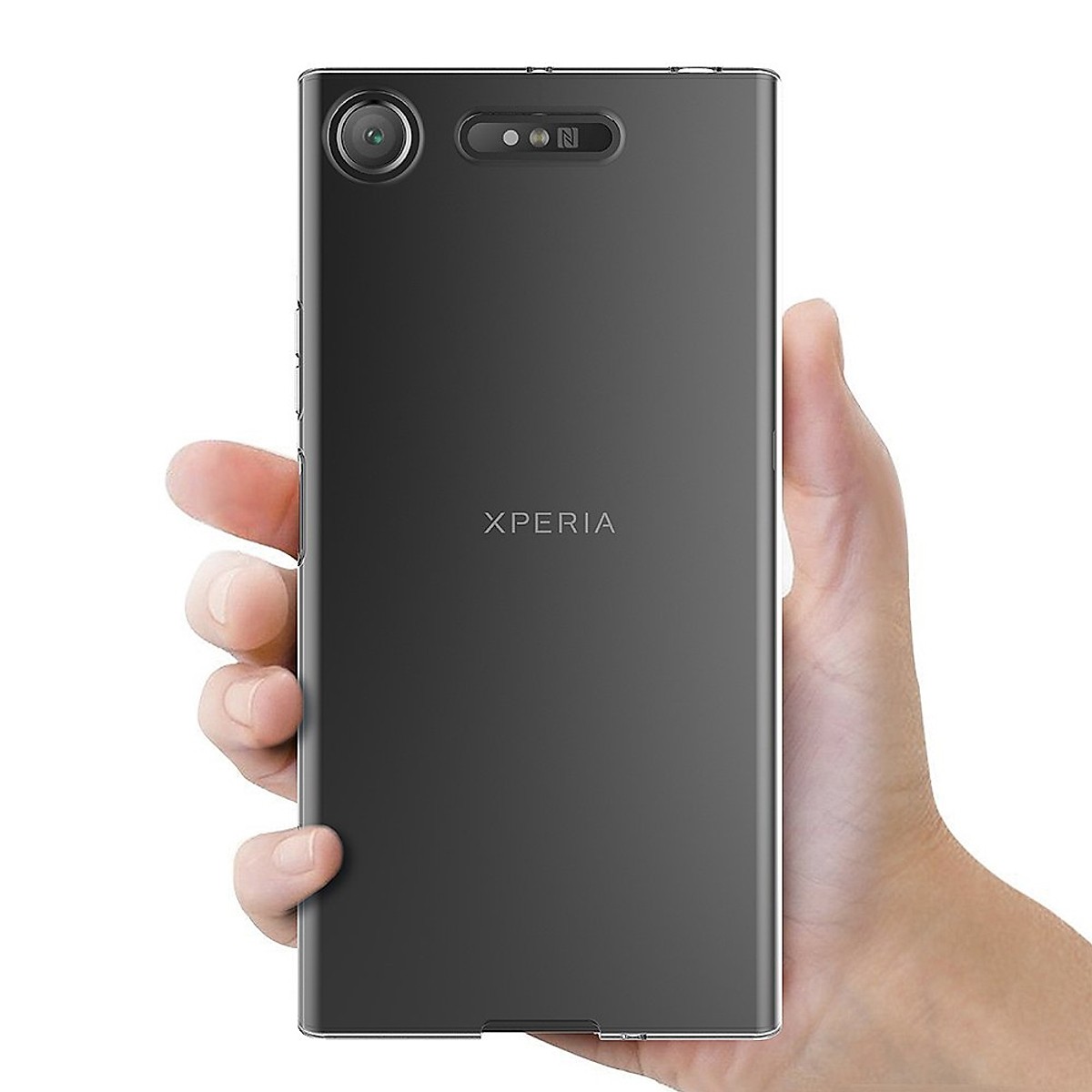 Ốp lưng silicon dẻo trong suốt loại A cao cấp cho Sony Xperia XZ1