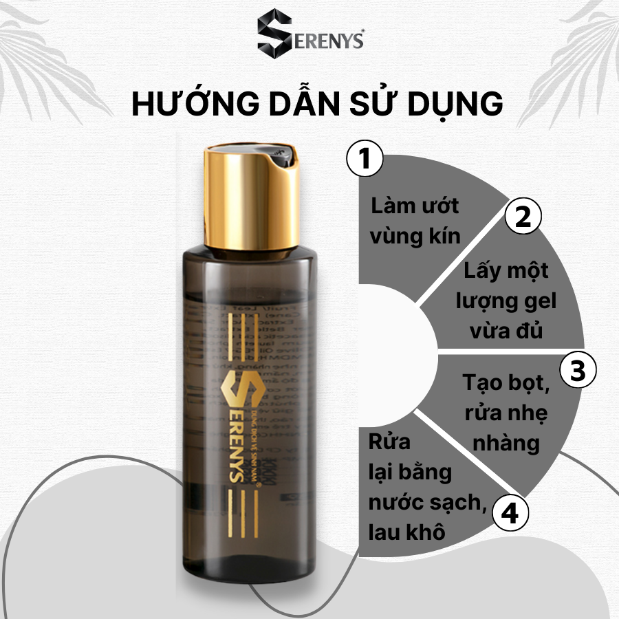 [Chính hãng] Dung dịch vệ sinh khử mùi dành cho nam giới Serenys 100ml