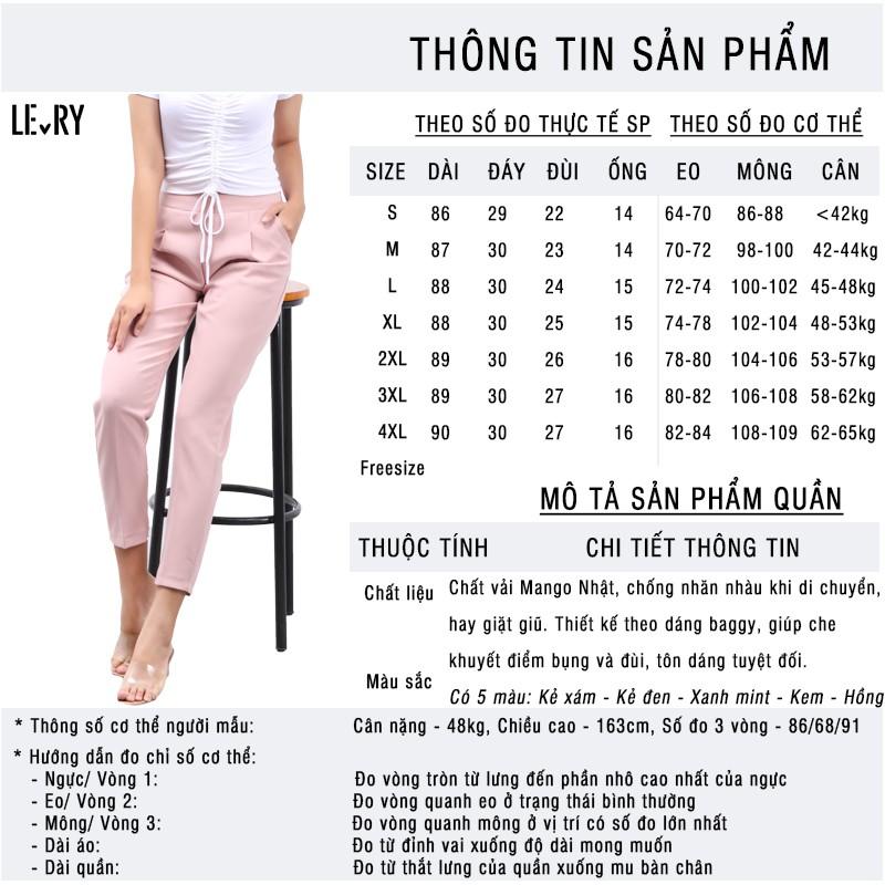 Quần baggy công sở nữ, VNXK thiết kế QD16