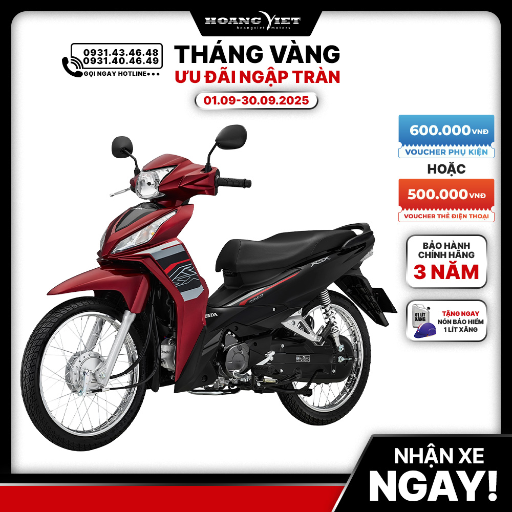 Xe máy Honda Wave RSX 2026- Phiên bản Tiêu Chuẩn